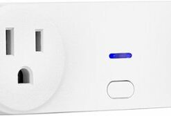Enbrighten - Wi-Fi Smart Indoor 2-Outlet  Plug-in White - White