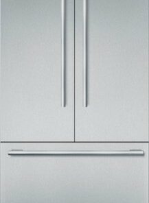 Thermador - Freedom Collection 19.4 cu. ft. French Door Built-in Smart Refrigerator with Masterpiece Series Handles - Silver