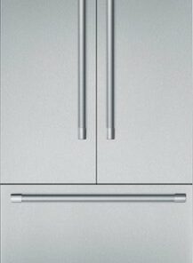 Thermador - Freedom Collection 19.4 cu. ft. French Door Built-in Smart Refrigerator with  Professional Series Handles - Silver