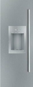 Thermador - Freedom Collection 7.8 Cu. Ft. Frost-Free Smart Upright Freezer with External Ice and Water Dispenser - Custom Panel Ready