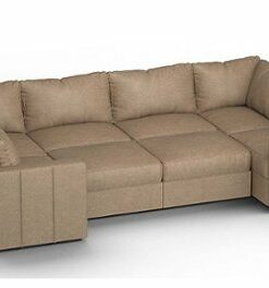 Lovesac - 8 Seats + 10 Sides Combed Chenille & Standard Foam - Taupe
