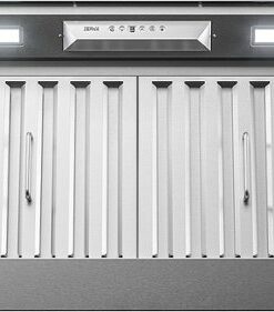 Zephyr - Monsoon I 36 in. 600 CFM Insert Mount Range Hood with LED Light - Stainless steel