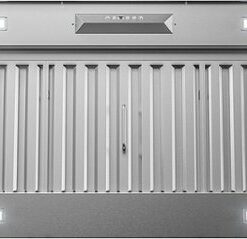 Zephyr - Monsoon II 48 in. 1200 CFM Insert Mount Range Hood with LED Light - Stainless steel