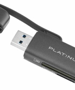 Platinum™ - UHS-I USB 3.2 Gen 1 Memory Card Reader - Black