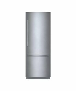Bosch - Benchmark Series 16 Cu. Ft. Bottom-Freezer Counter-Depth Smart Refrigerator - Stainless steel