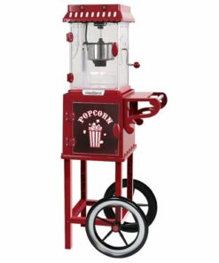 WestBend - 2.5-Ounce Popcorn Cart Popcorn Popper Machine - Red