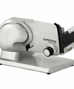 Chef'sChoice - 7-Inch Electric Meat Slicer with Removable Blade and Tilted Food Carriage - Gray