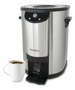 WestBend - 42-Cup Double Walled Commercial Coffee Urn - Silver