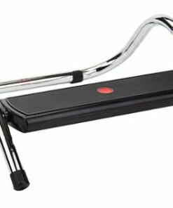Mind Reader - Adjustable Height Footrest Under Desk - Black
