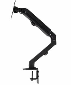 Mind Reader - Single Monitor Stand, Adjustable - BLack