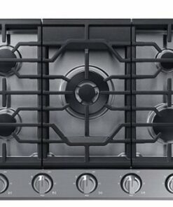 Dacor - Transitional 30" Built-In Gas Cooktop with 6 burners and SimmerSear, Liquid Propane Convertible - Silver Stainless Steel