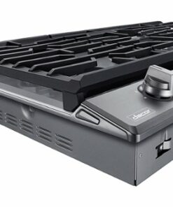 Dacor - Transitional 36" Built-In Gas Cooktop with 6 burners and SimmerSear, Liquid Propane Convertible - Silver Stainless Steel