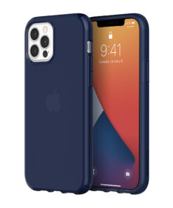 Survivor - Clear Hard shell Case for Apple iPhone 12 & iPhone 12 Pro - Navy