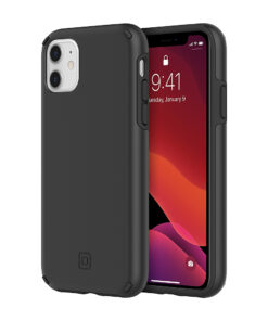 Incipio - Duo Hard shell Case for Apple iPhone 11 & iPhone XR - Black/Black