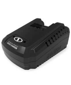 Snow Joe - 24VCHRG-QC iON+ Quick Charge Dock for iBAT24 and 24VBAT Series Batteries - Black