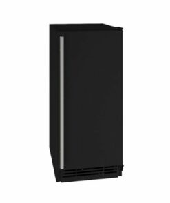 U-Line - 15" 25-lb Freestanding Icemaker - Black