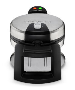 Cuisinart - Round Flip Belgian Waffle Maker - Silver