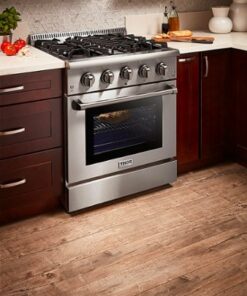Thor Kitchen - Professional 4.2 Cu.Ft  Dual Fuel Range - Stainless steel