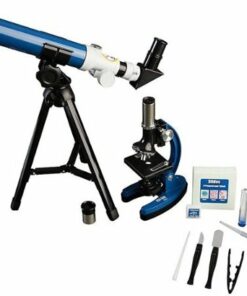 Explore One - 40mm Apollo Refractor Telescope and Microscope Set
