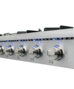 Thor Kitchen - 48" Built-In Liquid Propane Rangetop - Stainless steel
