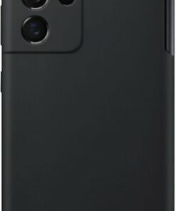 Samsung - Silicone S Pen Case for Galaxy S21 Ultra - Black