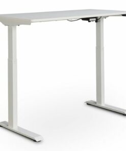 True Seating - Ergo Electric Height Adjustable Standing Desk - White