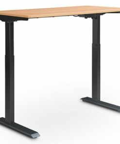 Serta - Creativity Electric Height Adjustable Standing Desk - Light Brown