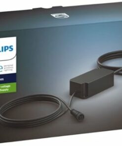 Philips - Geek Squad Certified Refurbished Hue Outdoor 40W Power Supply - Black
