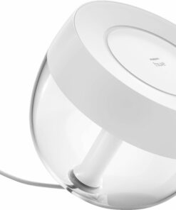 Philips - Geek Squad Certified Refurbished Hue Iris White and Color Ambiance Table Lamp - White And Clear