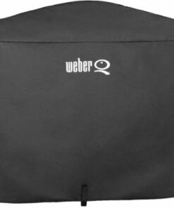 Weber - Rolling Cart Grill Cover for Q 2000/3000 grills - Black