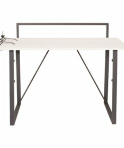 OSP Home Furnishings - Tinker Desk with Accessory Bar - Light Grey