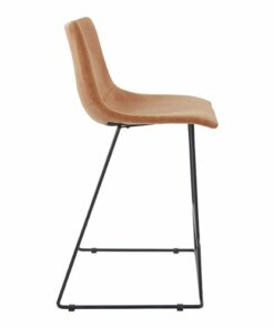 OSP Home Furnishings - Nash 26" Counter Stool in Faux Leather 2/CTN - Sand
