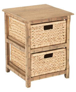 OSP Home Furnishings - Sheridan 2-Drawer Storage with Distressed Toffee Finish Assembled - Distressed Toffee