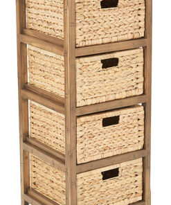 OSP Home Furnishings - Sheridan 4-Drawer Storage in Distressed Toffee Finish Assembled - Distressed Toffee