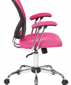 OSP Home Furnishings - Juliana Task Chair with Mesh Fabric Seat - Pink