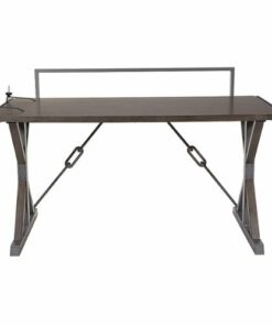 OSP Home Furnishings - Creator Instructable Desk in - Grey