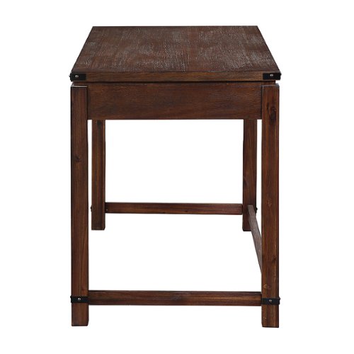 OSP Home Furnishings - Baton Rouge Desk - Brushed Walnut
