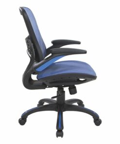 Office Star Products - Mesh Seat and Back Manager’s Chair in Mesh - Blue