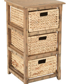 OSP Home Furnishings - Sheridan 3-Drawer Storage in Distressed Toffee Finish Assembled - Distressed Toffee