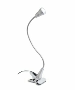 Simple Designs - 1W LED Gooseneck Clip Light Desk Lamp