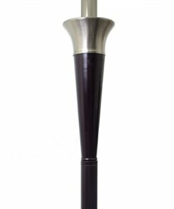 Elegant Designs - 3 Pack Lamp Set (2 Table Lamps, 1 Floor Lamp) - Malbec Black and Brushed Nickel