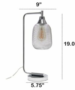 Lalia Home - Industrial Mesh Desk Lamp 0