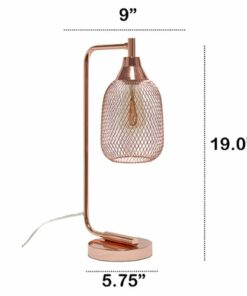 Lalia Home - Industrial Mesh Desk Lamp 1