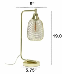 Lalia Home - Industrial Mesh Desk Lamp 2