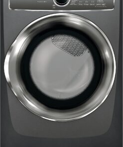Electrolux - 8.0 Cu. Ft. Stackable Electric Front Load Dryer with Steam Predictive Dry - Titanium