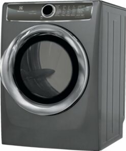 Electrolux - 8.0 Cu. Ft. Stackable Front Load Gas Dryer with Steam and Predictive Dry - Titanium