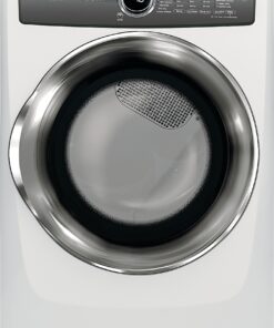 Electrolux - 8.0 Cu. Ft. Stackable Front Load Gas Dryer with Steam and LuxCare Dry System - White