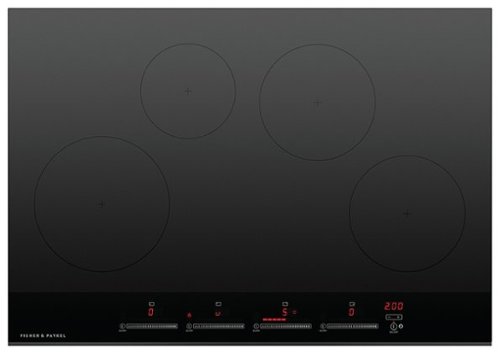 Fisher & Paykel - 30 Inch 4 Zone Induction Cooktop - Black 1