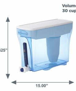 ZeroWater - 30 Cup Ready-Pour Filtration Pitcher - blue