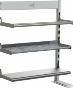Gym Rax - 4 Ft. Add-On Bay + Gym Storage - Storm Grey